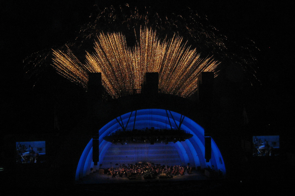 Hollywood Bowl Fireworks Fireworks at the Bowl