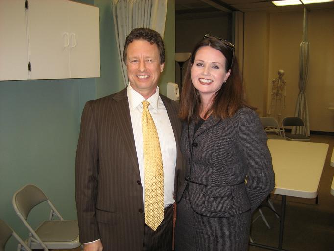 camtc-may-14-2009-001-small CAMTC Board Member Dr. Paul Schwinghammer with Executive Director Cheryl Oliver
