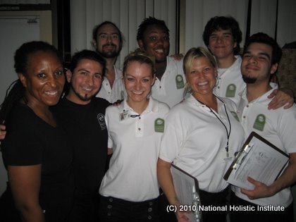 Haiti Fundraiser - Jan 27, 2010 009 Some of the Encino student and graduate volunteers celebrate the evening's success.